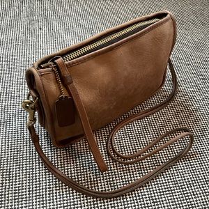 Coach bag vintage 1970s NYC tan